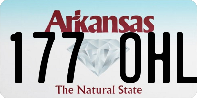 AR license plate 177OHL