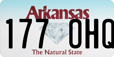 AR license plate 177OHQ