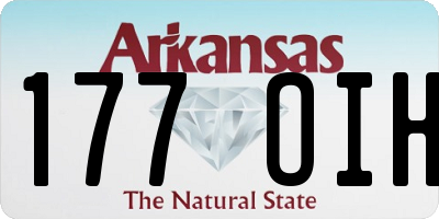 AR license plate 177OIH