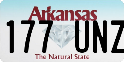 AR license plate 177UNZ