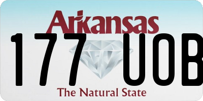 AR license plate 177UOB
