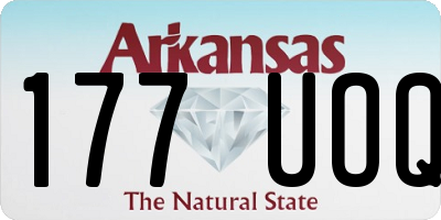 AR license plate 177UOQ