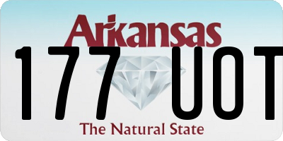 AR license plate 177UOT