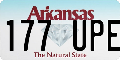 AR license plate 177UPE