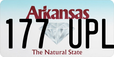 AR license plate 177UPL