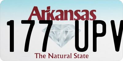 AR license plate 177UPV