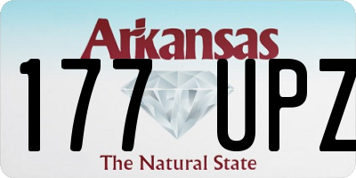 AR license plate 177UPZ