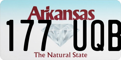 AR license plate 177UQB