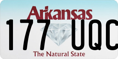 AR license plate 177UQC