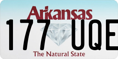 AR license plate 177UQE