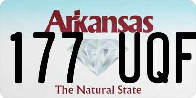 AR license plate 177UQF