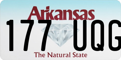 AR license plate 177UQG