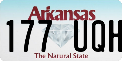 AR license plate 177UQH