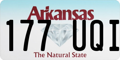 AR license plate 177UQI