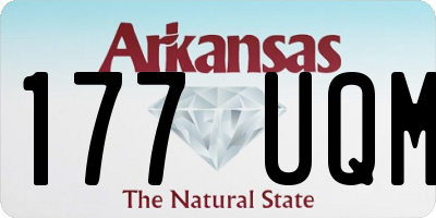 AR license plate 177UQM