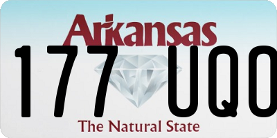 AR license plate 177UQO