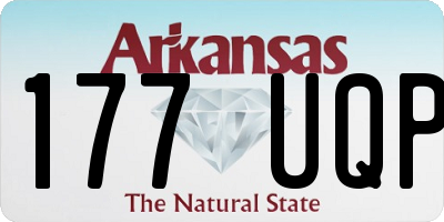 AR license plate 177UQP