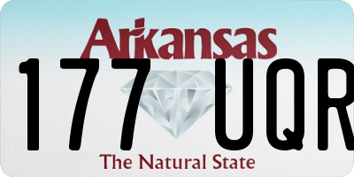 AR license plate 177UQR