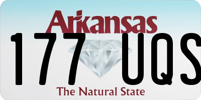 AR license plate 177UQS