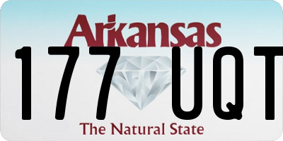 AR license plate 177UQT