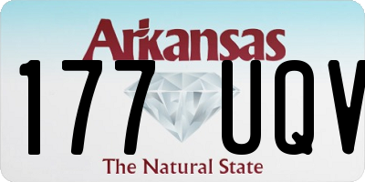 AR license plate 177UQV
