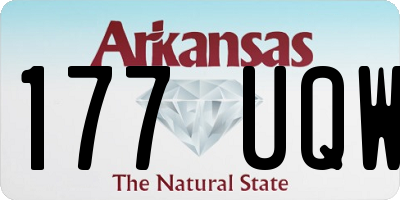 AR license plate 177UQW