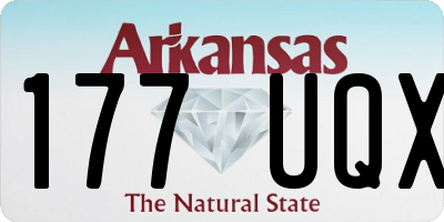 AR license plate 177UQX