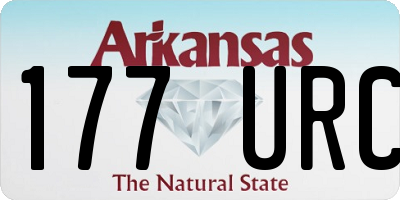 AR license plate 177URC