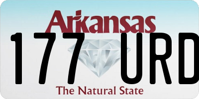 AR license plate 177URD