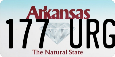 AR license plate 177URG
