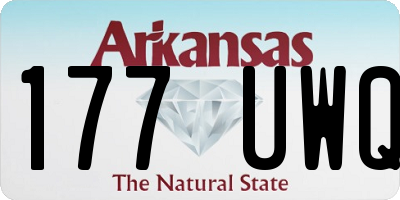 AR license plate 177UWQ