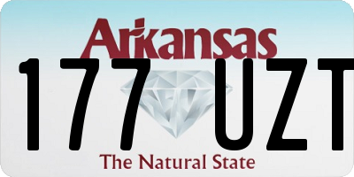 AR license plate 177UZT