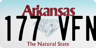 AR license plate 177VFN
