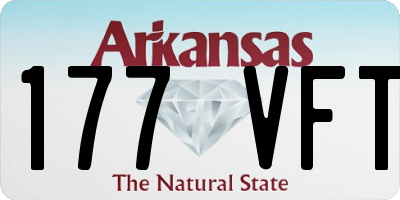 AR license plate 177VFT