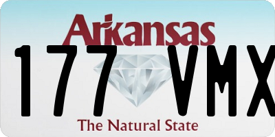 AR license plate 177VMX
