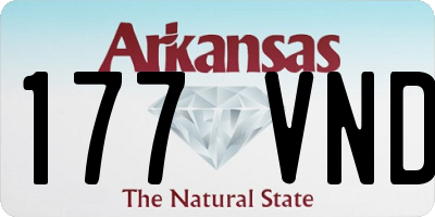 AR license plate 177VND