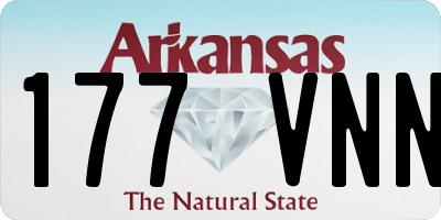 AR license plate 177VNN
