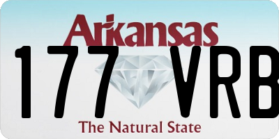 AR license plate 177VRB