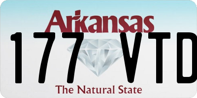 AR license plate 177VTD