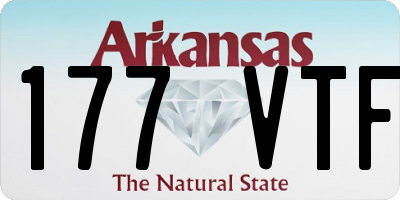AR license plate 177VTF