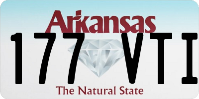 AR license plate 177VTI
