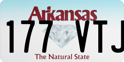 AR license plate 177VTJ
