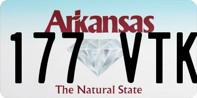 AR license plate 177VTK