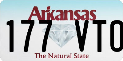 AR license plate 177VTO