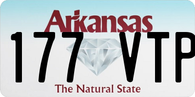 AR license plate 177VTP