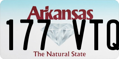 AR license plate 177VTQ