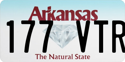 AR license plate 177VTR