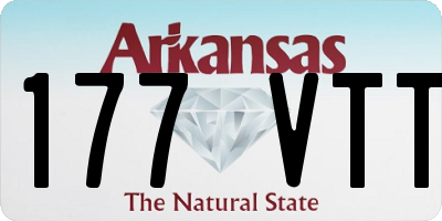 AR license plate 177VTT