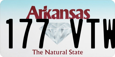 AR license plate 177VTW
