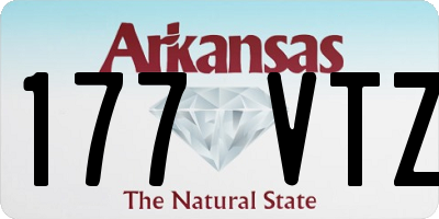AR license plate 177VTZ